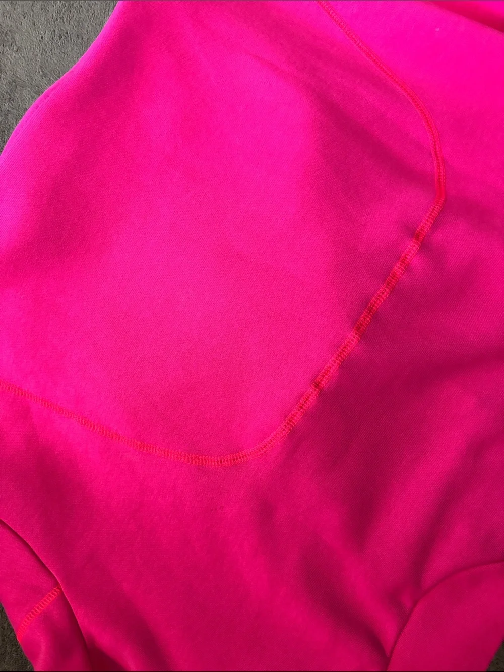 Nike Women's Bright Hot Pink Cowl Hoodie with White Swoosh